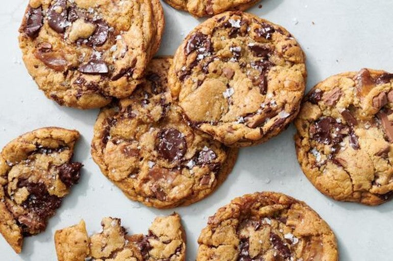 Salted Butterscotch Chocolate Chunk Cookies
